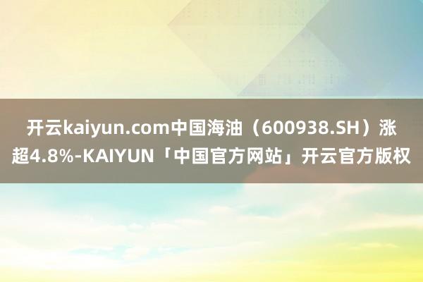 开云kaiyun.com中国海油（600938.SH）涨超4.8%-KAIYUN「中国官方网站」开云官方版权